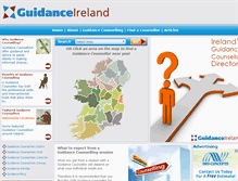 Tablet Screenshot of guidanceireland.com